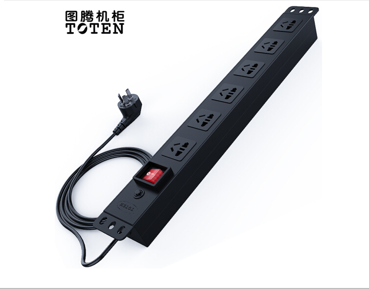 Totem 6 bit Rackmount PDU power distributor Cabinet socket PD.0601.9300