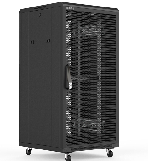 TOTEN totem cabinet 24U ground cabinet G36824 Internet standard cabinet 600 * 800 * 1255 front and rear mesh door 800 depth totem server cabinet