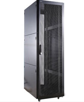 Mall 42U Totem Server Cabinet 2m K36042 Network Cabinet Front and Rear Flat Mesh Rear Door Double Opener Cabinet