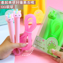 Cute cartoon childrens skipping rope for kindergarten professional primary school students special adjustable beginner baby first grade child