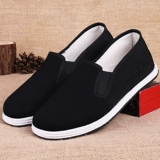 Мужские слипоны, комфортные дышащие туфли, обувь, для среднего возраста