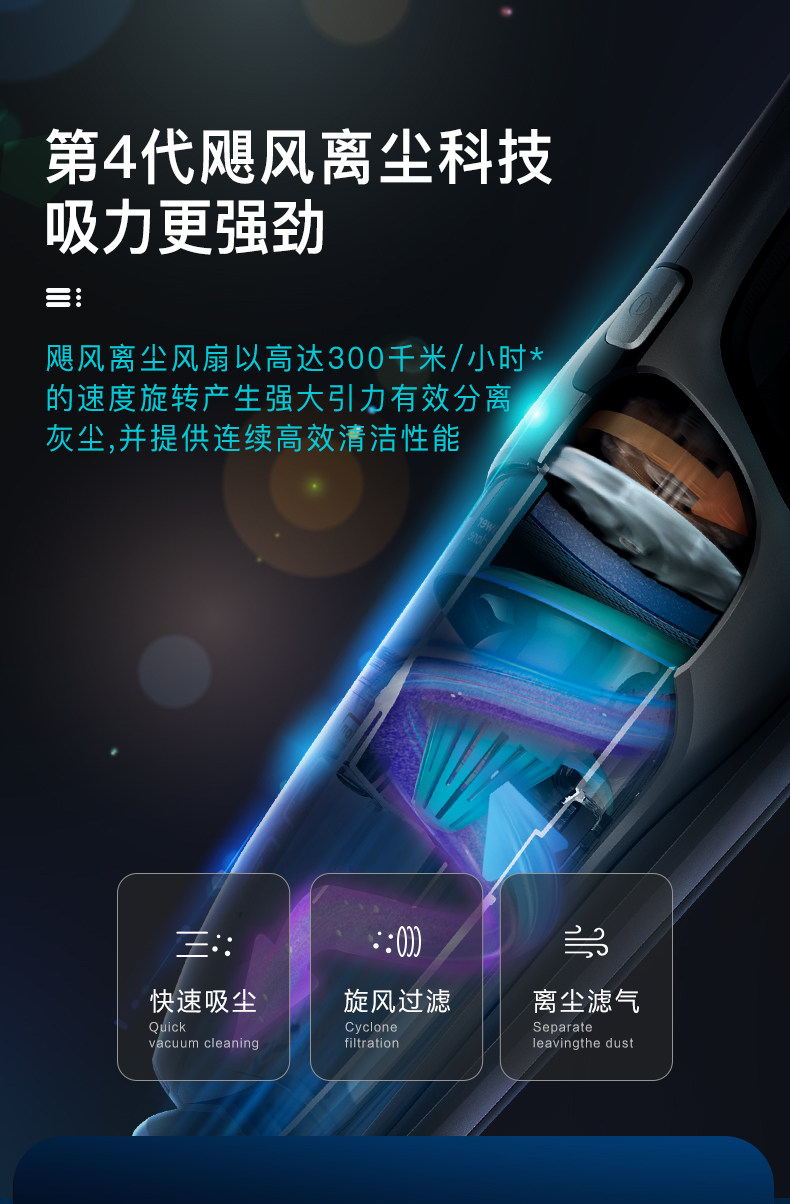飞利浦吸 吸尘湿拖一体 无线手持吸尘器 60分钟续航 图4