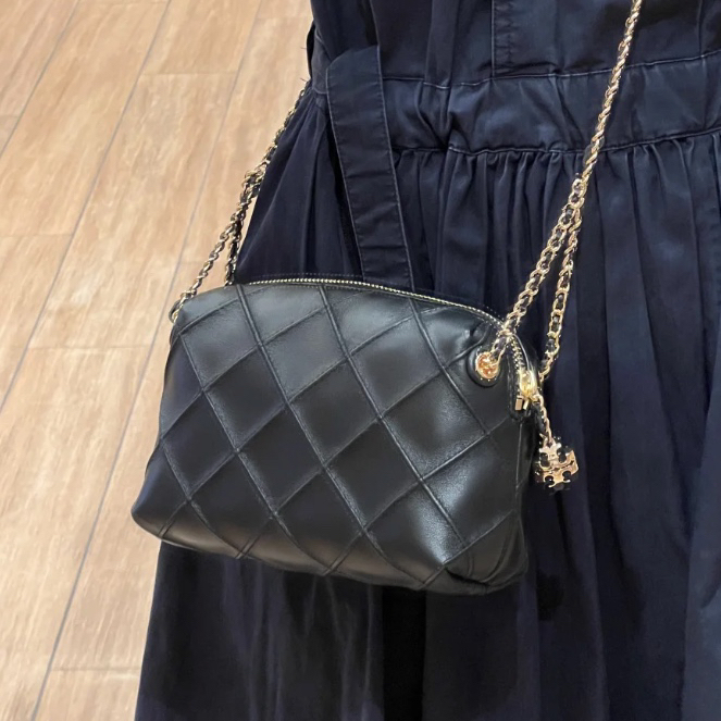 Directly Shipped from the Usa, Tory Burch Fleming Exclusive Quilted Chain Bag, Lunchbox Bag, Non-Returnable Directly Shipped from the Usa, Tory Burch Fleming Exclusive Quilted Chain Bag, Lunchbox Bag, Non-Returnable
