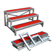 Chorus Step Stage Stage Truss Folding Ladder School Kindergarten Group Photo Desk Home Ladder Step Ladder Upper Pallet Custom