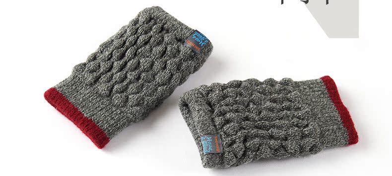 Gants pour homme REALBY    en de laine - Ref 2781392 Image 7