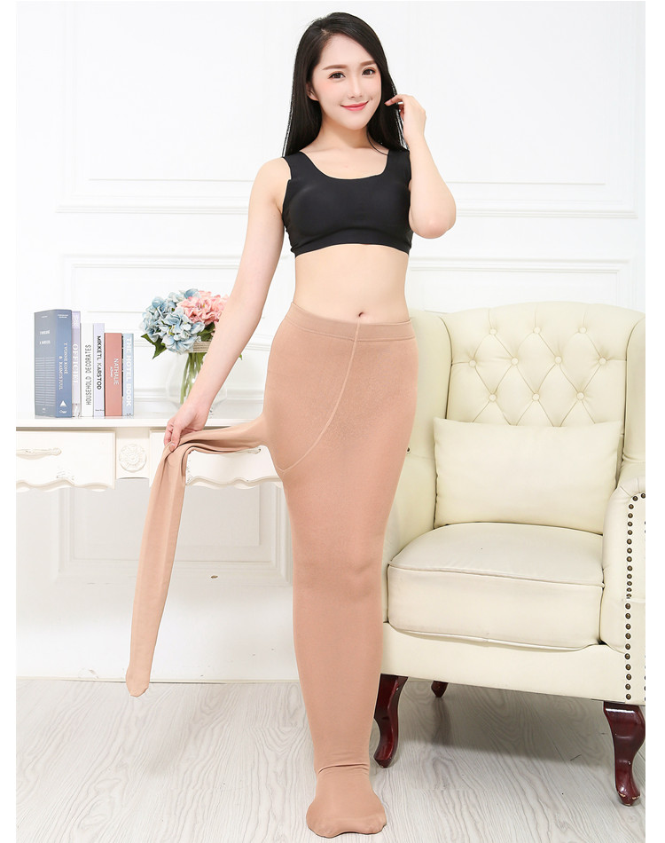Vớ vớ mùa thu quần dày màu tất nữ mùa xuân và mùa đông và mùa đông cộng với phân bón tăng cộng với quần legging nhung nhung mỏng quần tất trẻ em
