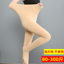Spring and Autumn Fat Plus Size Leggings Womens Fat mm200 Jin Do Not Fall Gear Light Legs Plus Velvet Pantyhose artifact