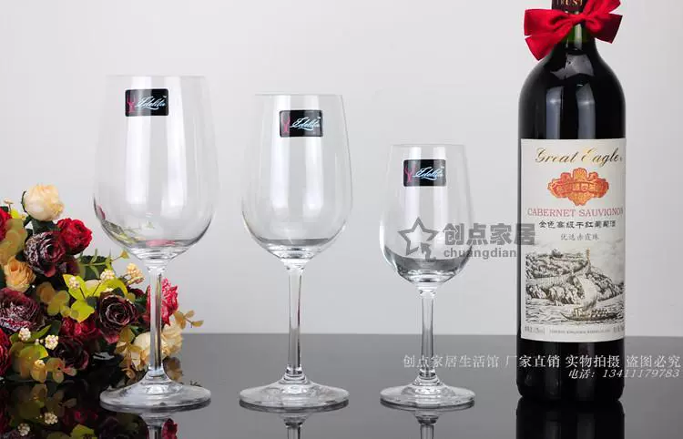 Cốc nhà nhập khẩu thủ công pha lê không chì pha lê lạnh cắt rượu vang đặt ly rượu vang sáng tạo - Rượu vang ly uống rượu vang đỏ cao cấp