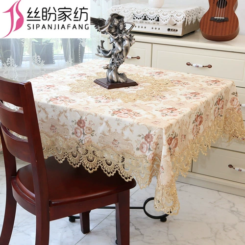 Вышитая квадратная табличная ткань ткань искусство столовая ткань восемь бессмертный столик журнальный столик Маджонг табер