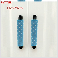 Синий, в цветочек, 11см, 9см