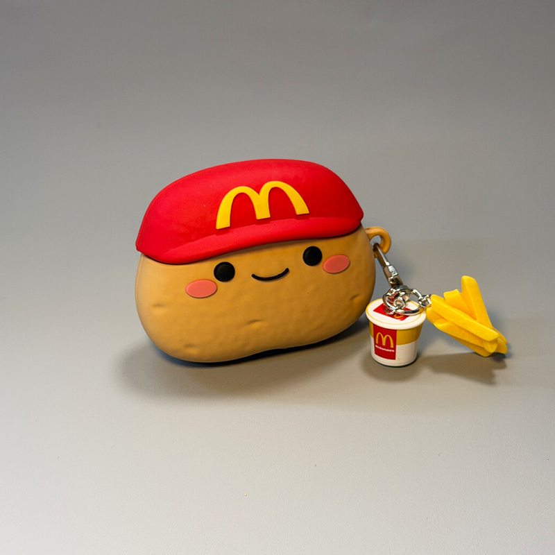 Mcdonald's Fries Suitable for AirPods 4 Protective Case Apple Bluetooth Earphone Case AirPods Pro 2 Box AirPods Pro 3 Protective Case Fun Huaqiangbei 7Th Generation Air 7 Wireless 3Rd Generation Second Generation