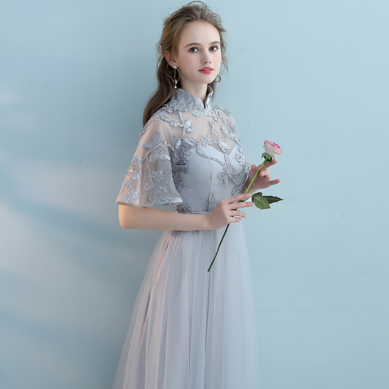 Robe de soirée      manchon de cloche - Ref 3212785 Image 3
