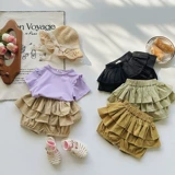 Хлопковая мини-юбка, шорты, детский фонарь, штаны, юбка, новая коллекция