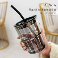 Большая табачная пепела+чистая черная крышка+черная солома