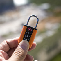 Travel small luggage trolley suitcase lock TSA customs lock backpack gym cabinet padlock password lock