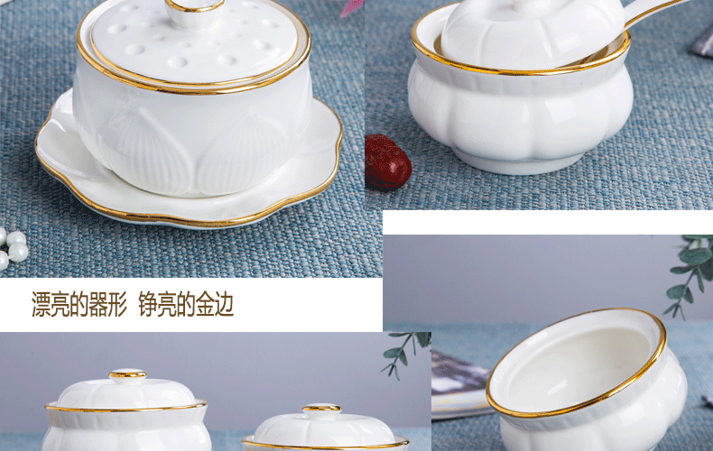 Hong Kong style ceramic stew stew meat pie bird 's nest sweet soup bowl waterproof paint sideband cover ceramic pot stew