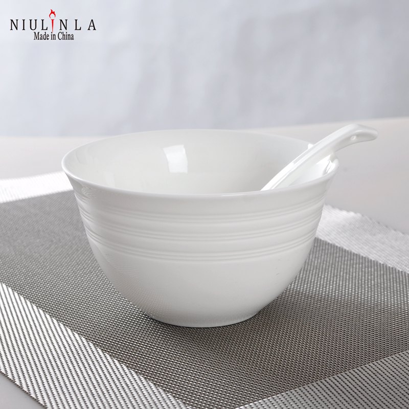 The silk road 5 inches large salad bowl of oatmeal bowl rice bowls creative ipads porcelain ceramic tableware tableware bowls