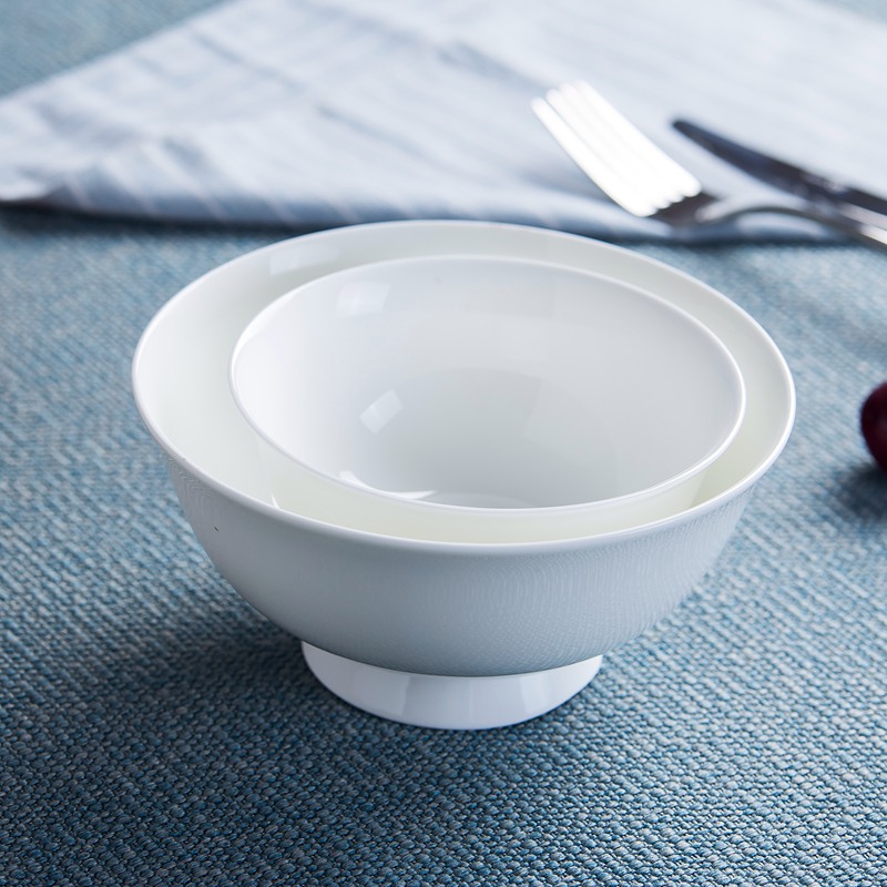 Pure white, 4.5 6 inches tall foot ipads bowls excessive penetration ceramic tableware A7N9QeUA rice bowls bowl