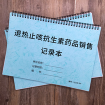 Withdrawal Fever Cough Antibiotics Drug Sales Record This Epidemic Fever Medicines Customers Buy Information Register Book