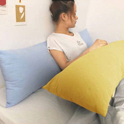 Long Body Pillow for Boyfriend, Removable and Washable, Long Body Pillow for Side Sleeping on Bed, Leg-Hugging Pillow for Girls, Long Pillow for Sofa