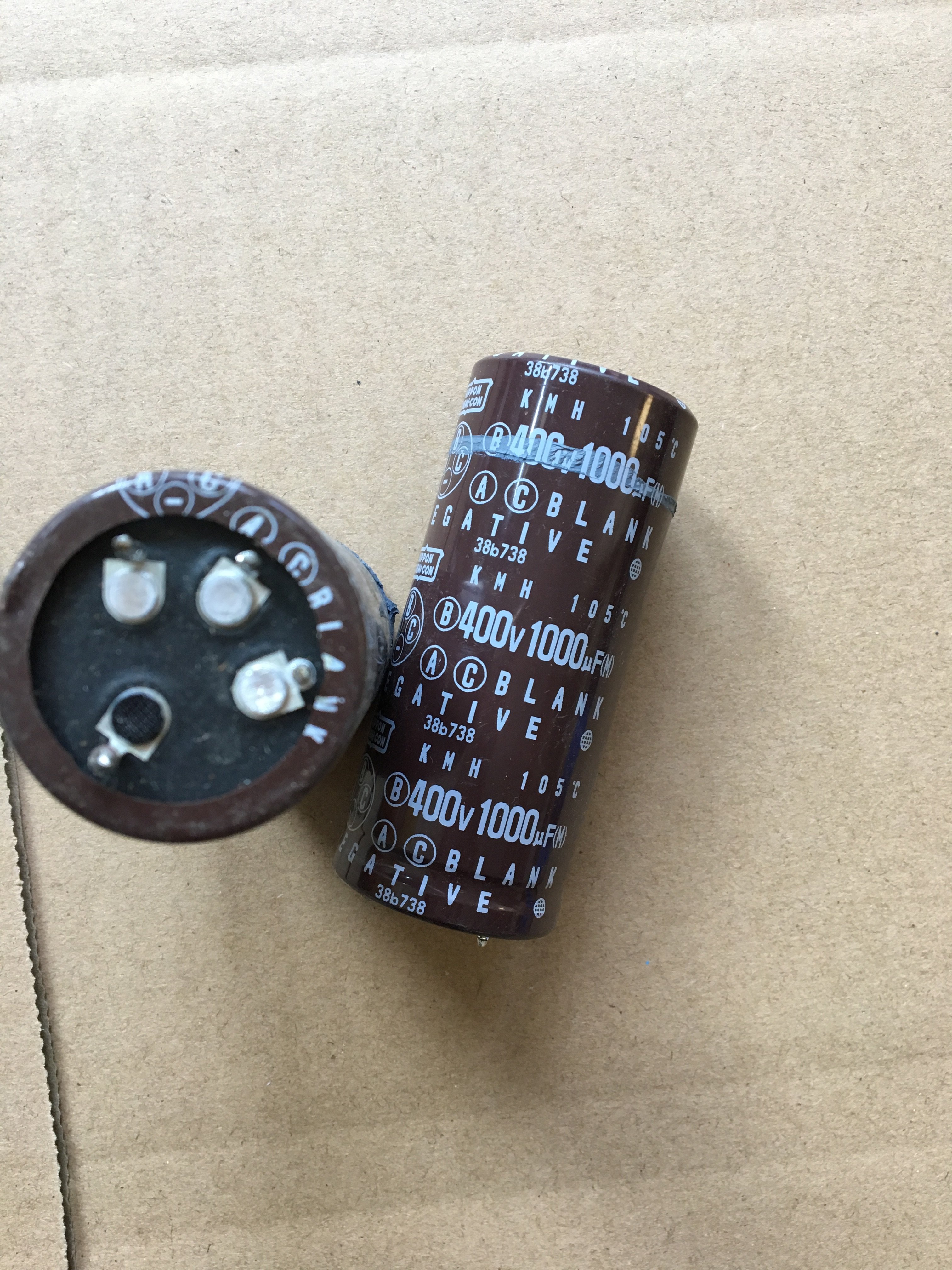 Original disassembly machine Japan Black King Kong NCC 400V1000UF 35*80 inverter inverter electrolytic capacitor