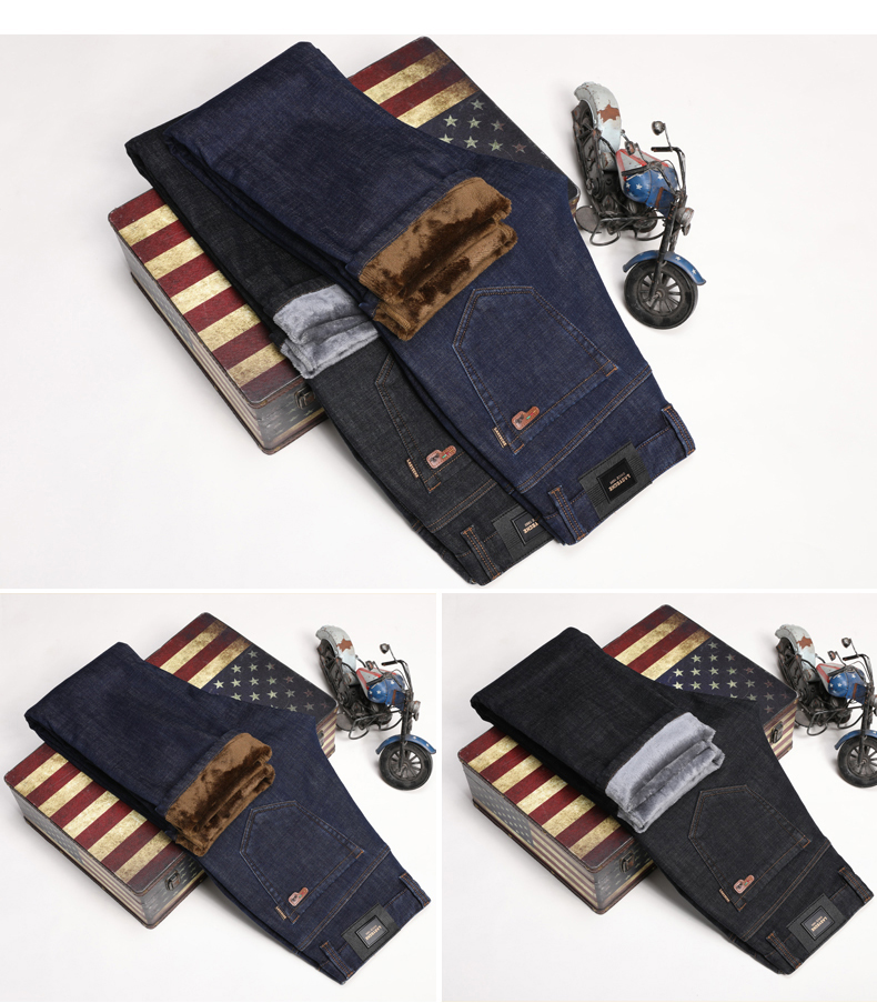 Cổ điển xe jeans nam mùa hè quần siêu mỏng màu xanh lá cây người đàn ông trung niên của quần âu nam phong cách lỏng lẻo