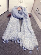 Plaid scarf womens autumn and winter thickened British classic ultra-long shawls Joker students ethnic wind spring and autumn