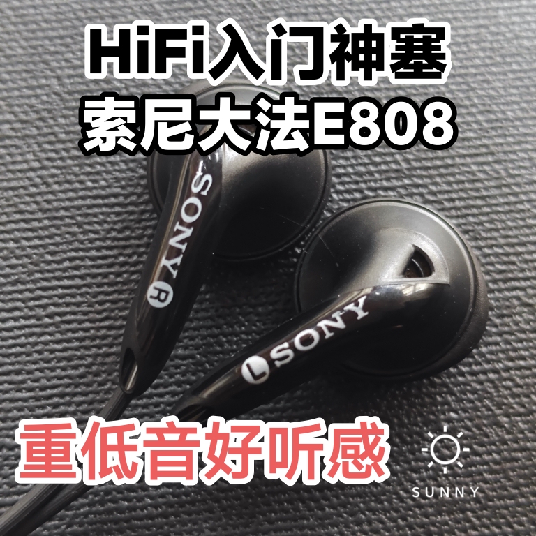 Dafa Super Classic E808 Entry-Level Headphones with Great Bass, Good Sound, Flat-Head Design, Human-Friendly Design, Warm Sound, Easy to Drive