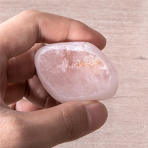 SeerStone large particles of natural powder Crystal bare stone hand handle cross-cut polished raw ore ornamental stone