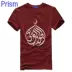 Đàn ông Hồi giáo Hồi giáo Hui Dân tộc thiểu số Quran Halal Bản gốc Áo thun cotton ngắn tay nam áo thun nam polo Áo phông ngắn