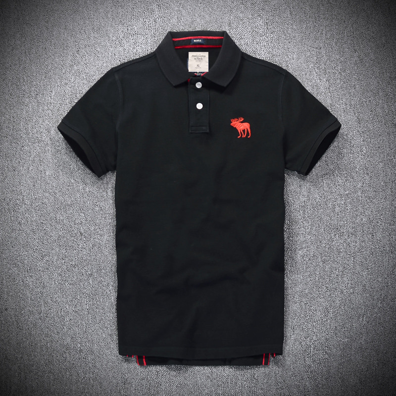 Áo sơ mi nam mùa hè POLO Paul USA AF Áo thun nam mùa hè Deer lớn Deer ngắn tay áo thun ve áo áo nam