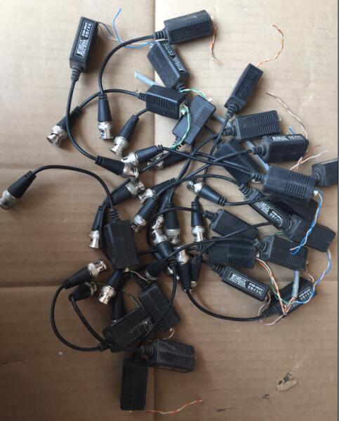 Monitor passive twisted pair transmitter waterproof transmitter video balun BNC joint