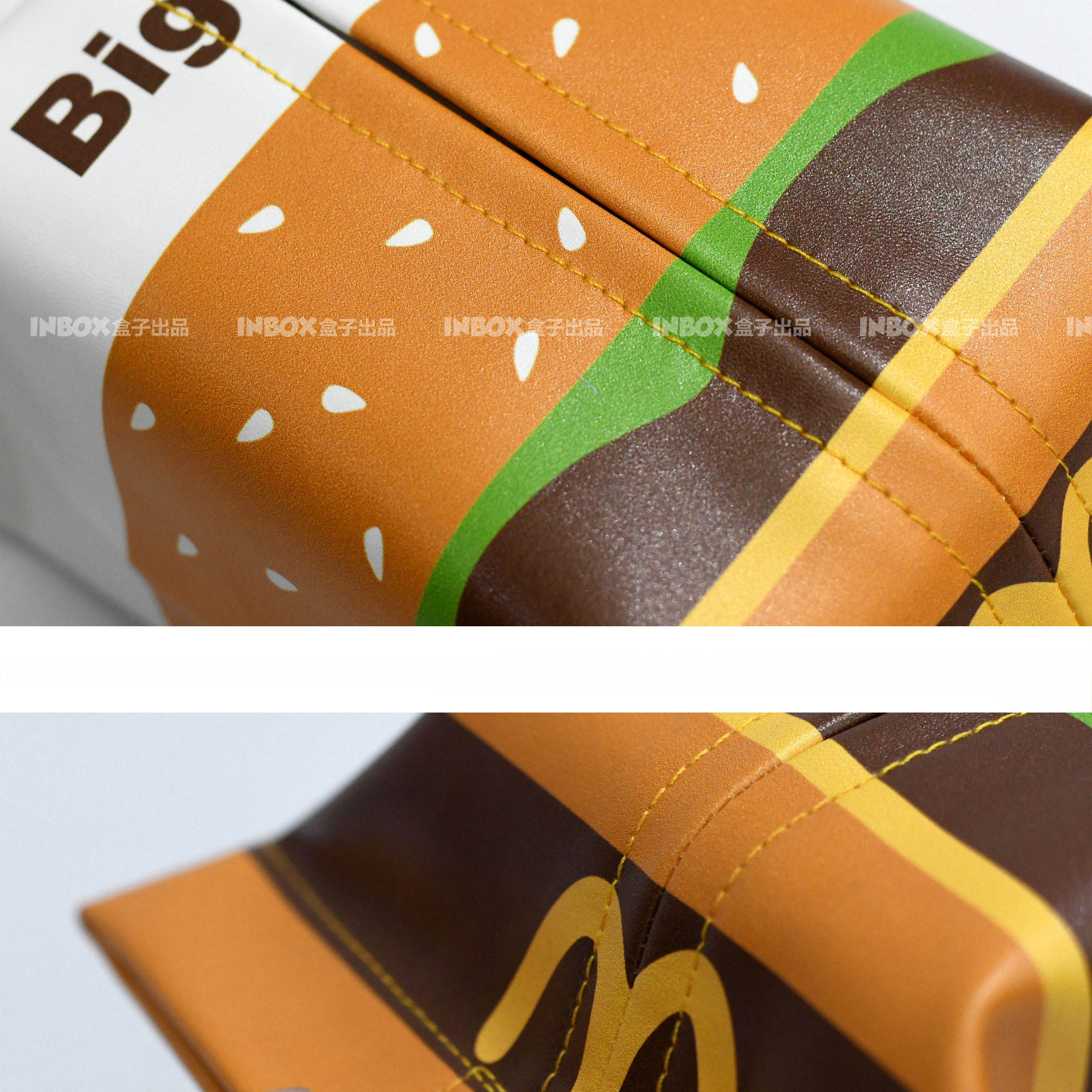 hamburger originality Funny Cartoon vehicle Tissue box waterproof Paper extraction cover Towel sets lovely Vehicle Tissue bag Hanging bag