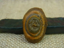 Money single eye stone inlaid material Natural stone collection Alashan Gobi Agate rough J