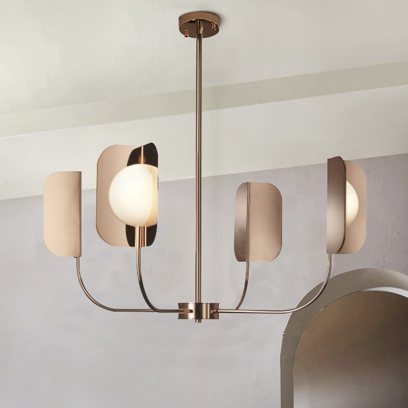 Postmodern Simple Light Luxury Creative Fashion American Chandelier Designer Model Room Bedroom Living Room Chandelier