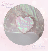 (Spot drop) La lune * heart brand embroidery pin (MidnightTheater)