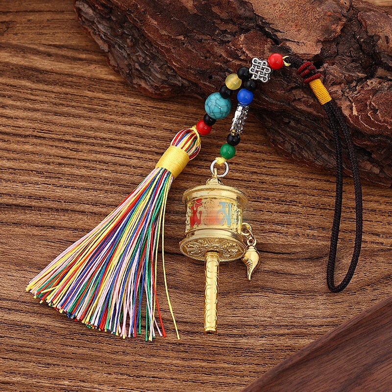 Rotating Prayer Wheel Pendant Tibetan Souvenir Rotating Wheel Pendant Hanging Ornament Tibetan Jewelry Lhasa Tibetan-Style Hanging Ornament Jewelry Rotating Prayer Wheel Pendant Tibetan Souvenir Rotating Wheel Pendant Hanging Ornament Tibetan Jewelry Lhasa Tibetan-Style Hanging Ornament Jewelry