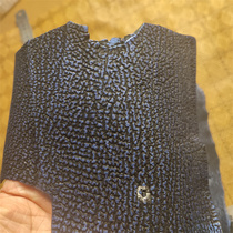 Fantasy blue shark small pieces of leather shark leather scraps watch strap inlaid with special leather