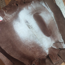 Grade A deep brown lizard leather material handmade DIY inlaid with long clip wallet strap mobile phone shell card bag special leather