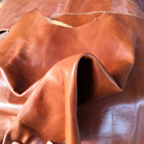 Imported soft vegetable tanned leather shattered leather DIY first layer leather leather practice soft vegetable tanned leather by weight