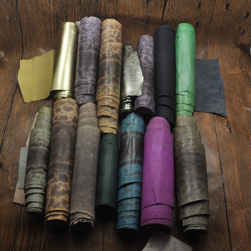 Sand Snake Leather Leather Leather Material Special Sand Snake Leather Stock DIY Handmade Mobile Phone Protection Shell Wallet Kabbag Bow Fishing Rod, etc.
