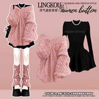 Розовый свитер