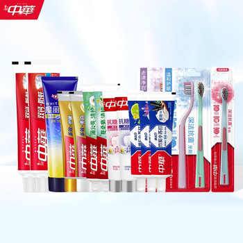 【任选6件】中华牙膏护龈去渍长效清新清洁去口臭去黄牙膏家庭装实付20元到手包邮