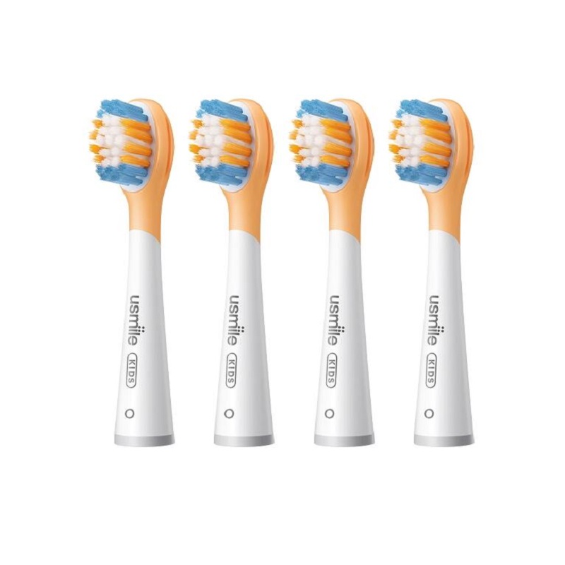 usmile笑容加儿童电动牙刷头宝宝软毛防蛀通用款替换头适用3岁+