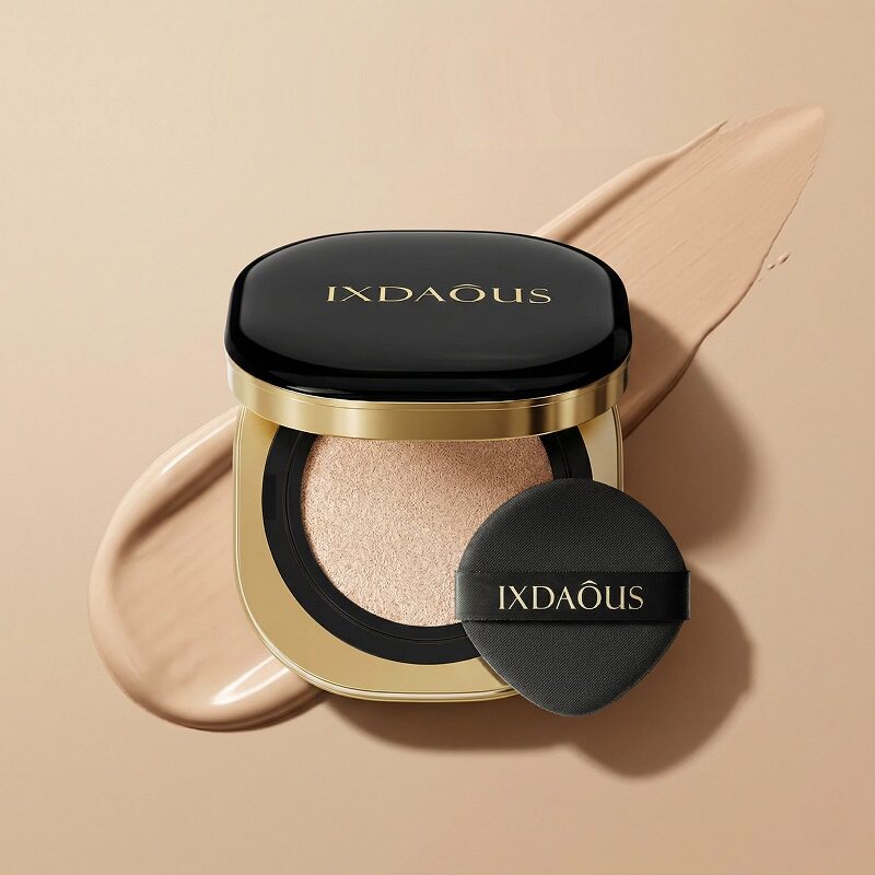 IXDAOUS/伊珂黛法国气垫24h持妆养肤遮瑕持久不脱妆粉底液bb霜cc