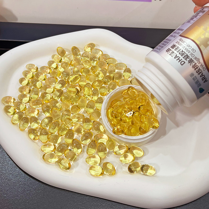 利薇德泰DHA藻油凝胶糖果儿童学生青少年成人可用ARA软胶囊核桃油