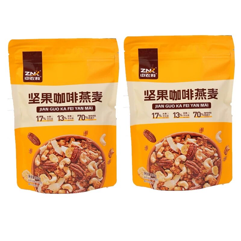 中农科水果麦片泡酸奶果粒坚果混合燕麦片脆营养早餐代餐即食谷物