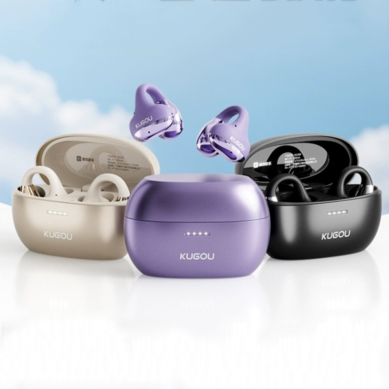 酷狗6.0蓝牙耳机耳夹无线开放式运动高音质超长续航2025新款KG280