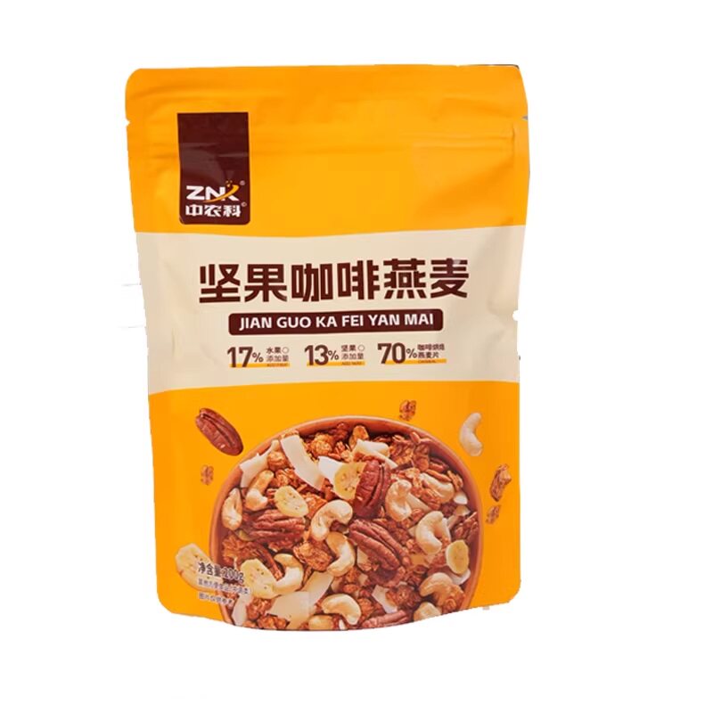 中农科水果麦片泡酸奶果粒坚果混合燕麦片脆营养早餐代餐即食谷物