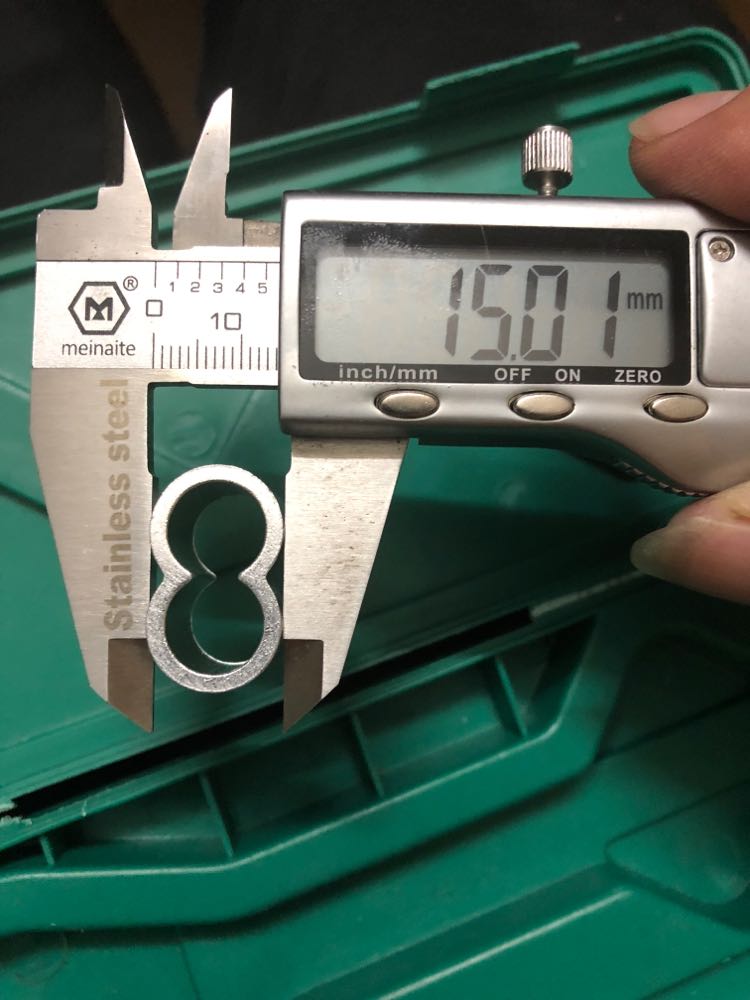 Thin-wall aluminium cover nylon rope elastic rope safety sling 8-shaped aluminium sleeve aperture 10 6mm